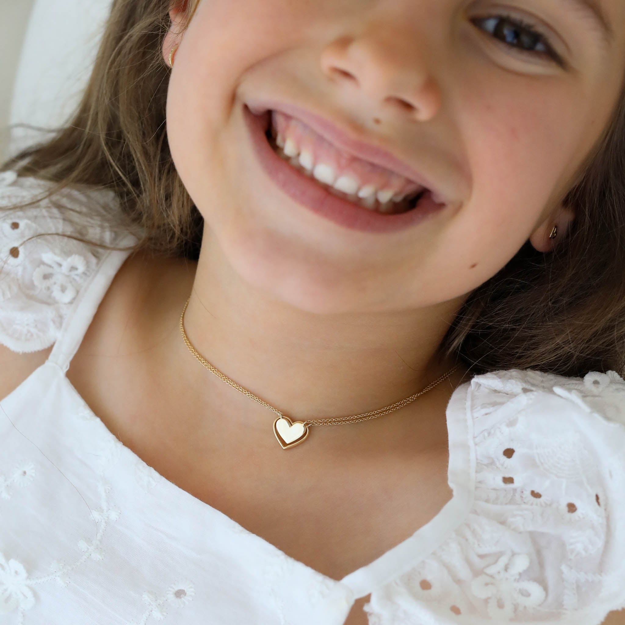 Heart to Heart Necklace Pair