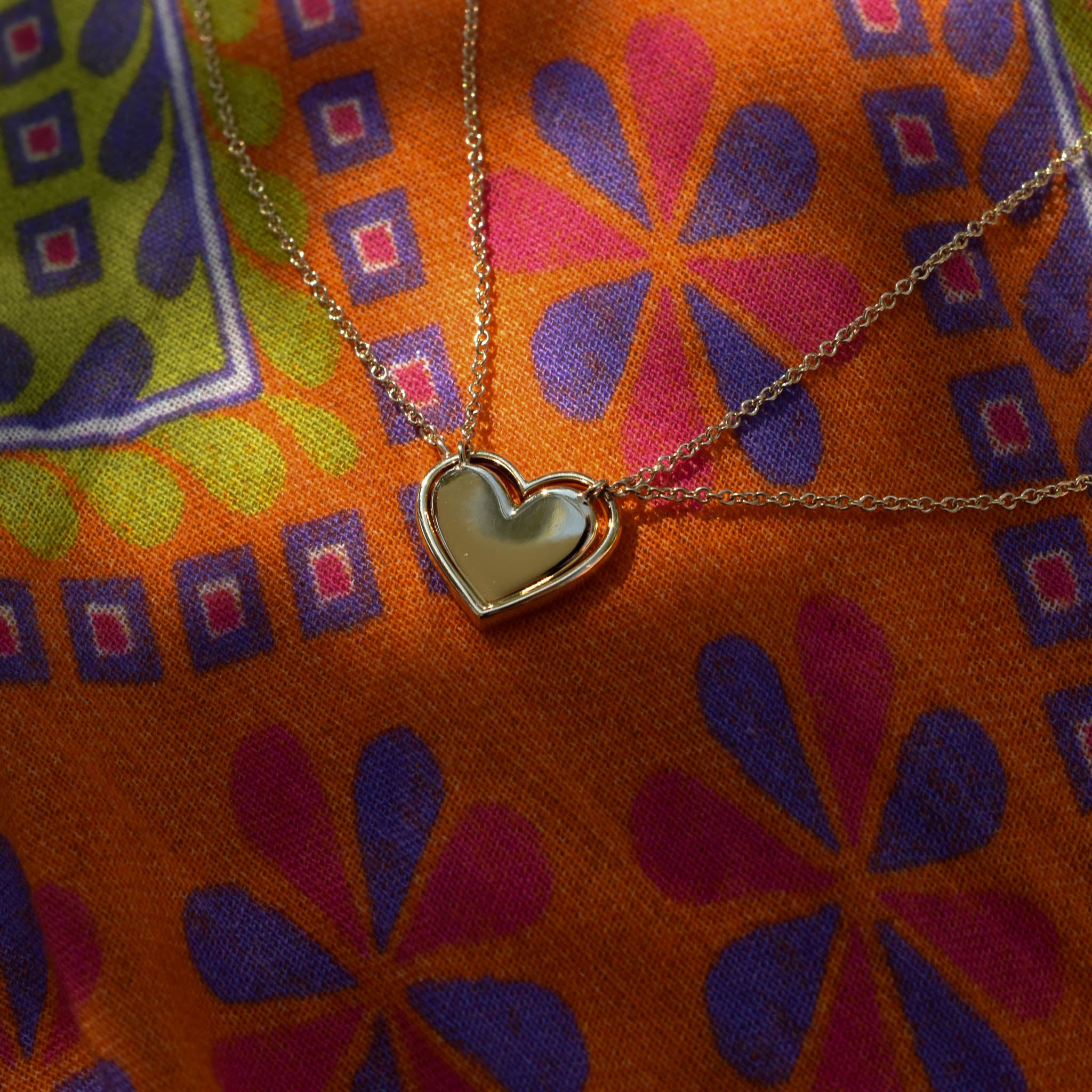 Heart to Heart Necklace Pair